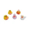 SET 5 CANARDS BAIN 5.5X5.5CM