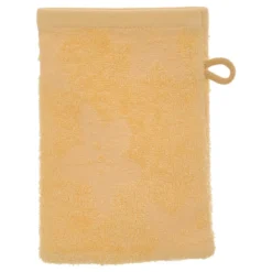 SET CAPE BAIN ET GANT MER JAUNE