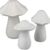 SET 3 CHAMPIGNONS CERAMIQUE 8X8X10CM
