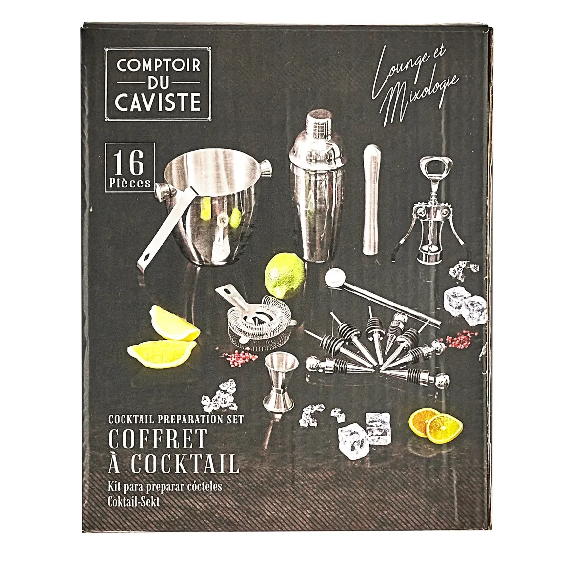 SET COCKTAIL 16 ACCESSOIRES