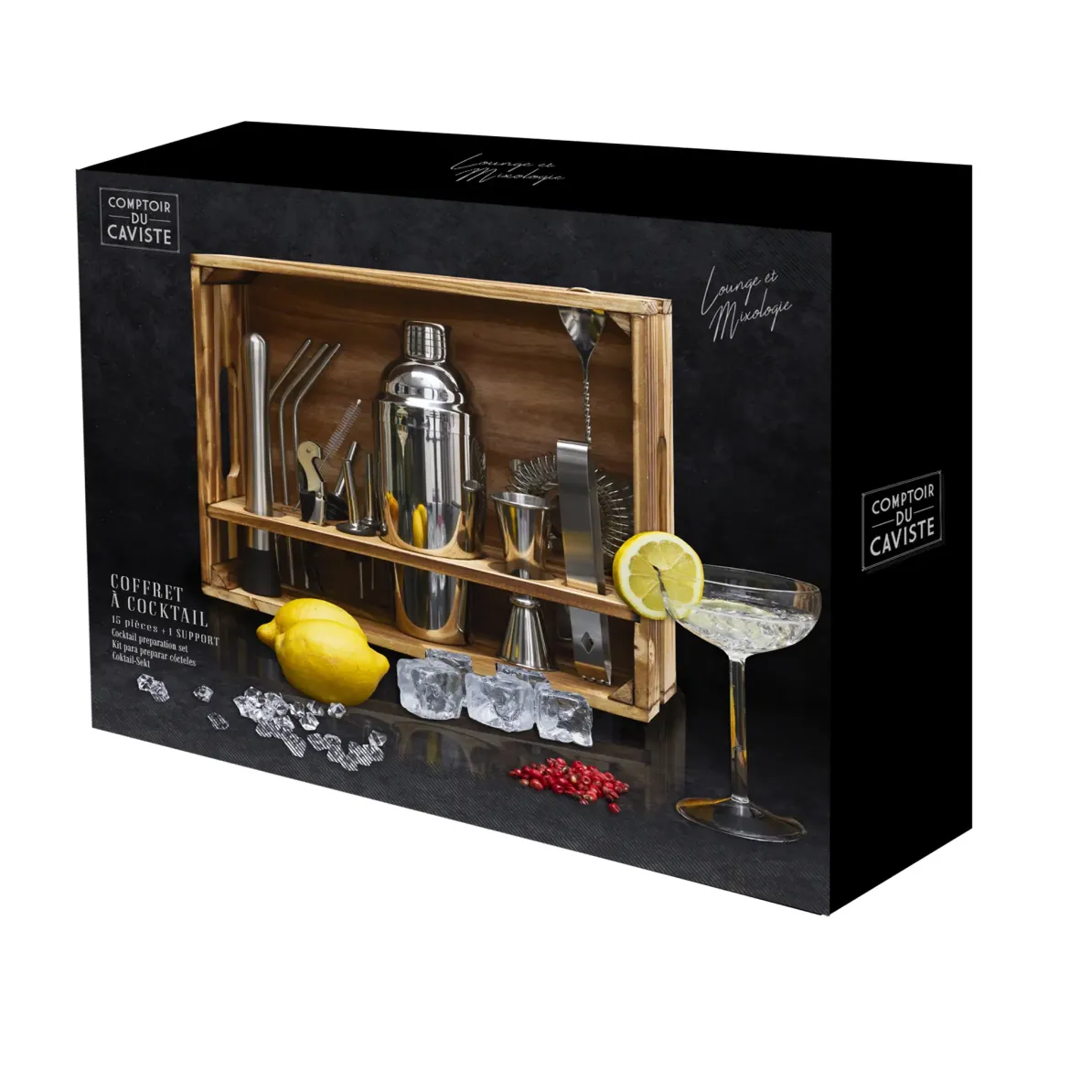 SET COCKTAIL 15 ACCESSOIRES