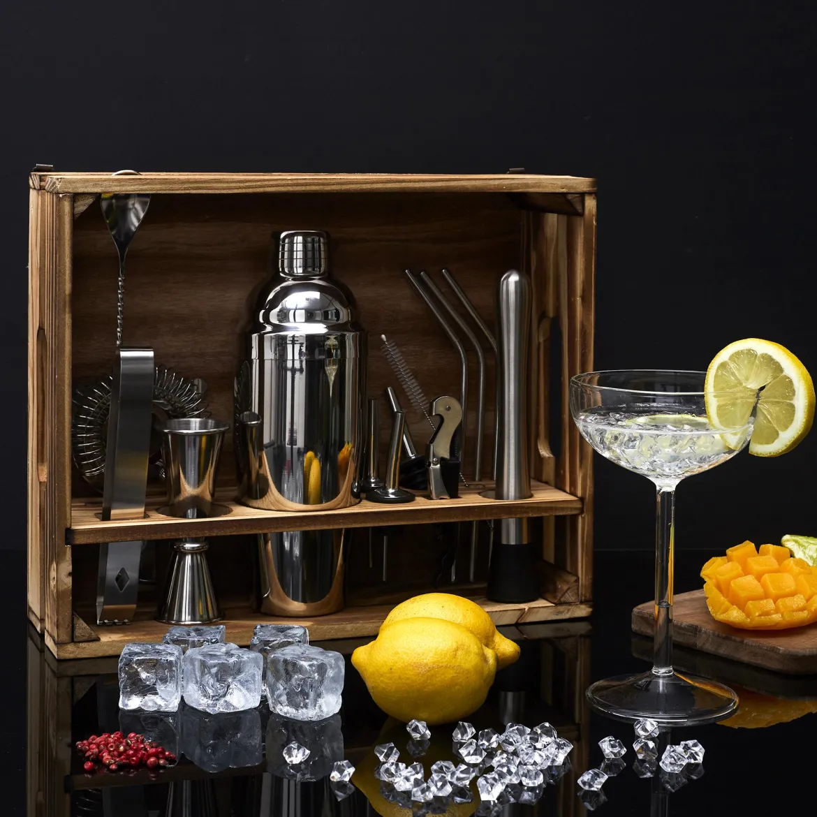 SET COCKTAIL 15 ACCESSOIRES
