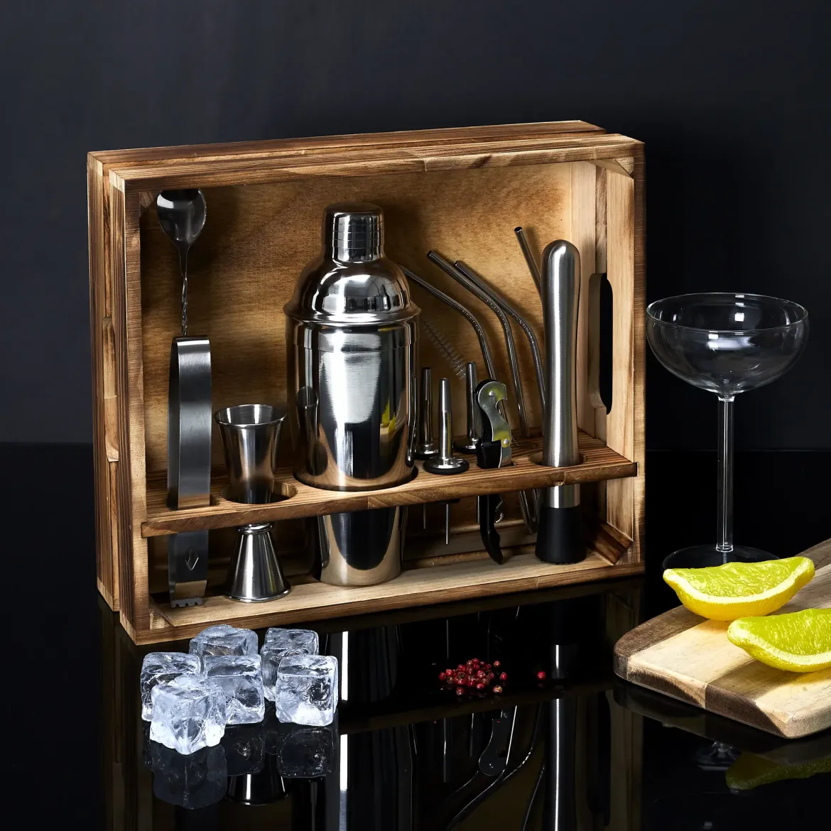 SET COCKTAIL 15 ACCESSOIRES