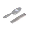 SET COIFFURE BEBE ENFANT PEIGNE ET BROSSE GRIS