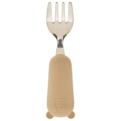 SET COUVERTS CUILLERE ET FOURCHETTE YUM BEIGE L.16.5CM