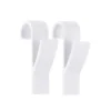 SET 2 CROCHETS RADIATEUR SECHE SERVIETTE BLANC