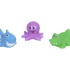 SET DE 3 ANIMAUX DE BAIN SONORES PVC ENFANTINE