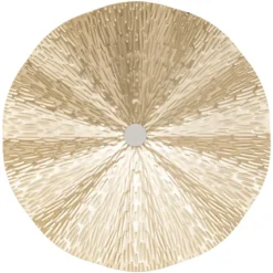 SET 3 DECOS MURALES LESLIE METAL OR