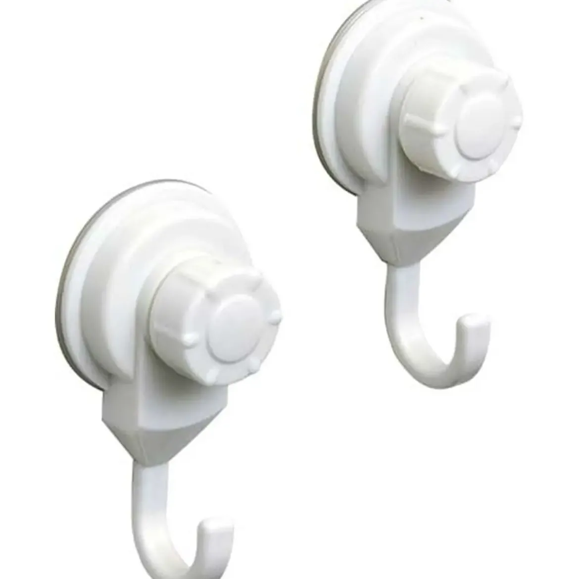 SET DE 2 CROCHETS PROMO PP SUR VENTOUSES BLANC