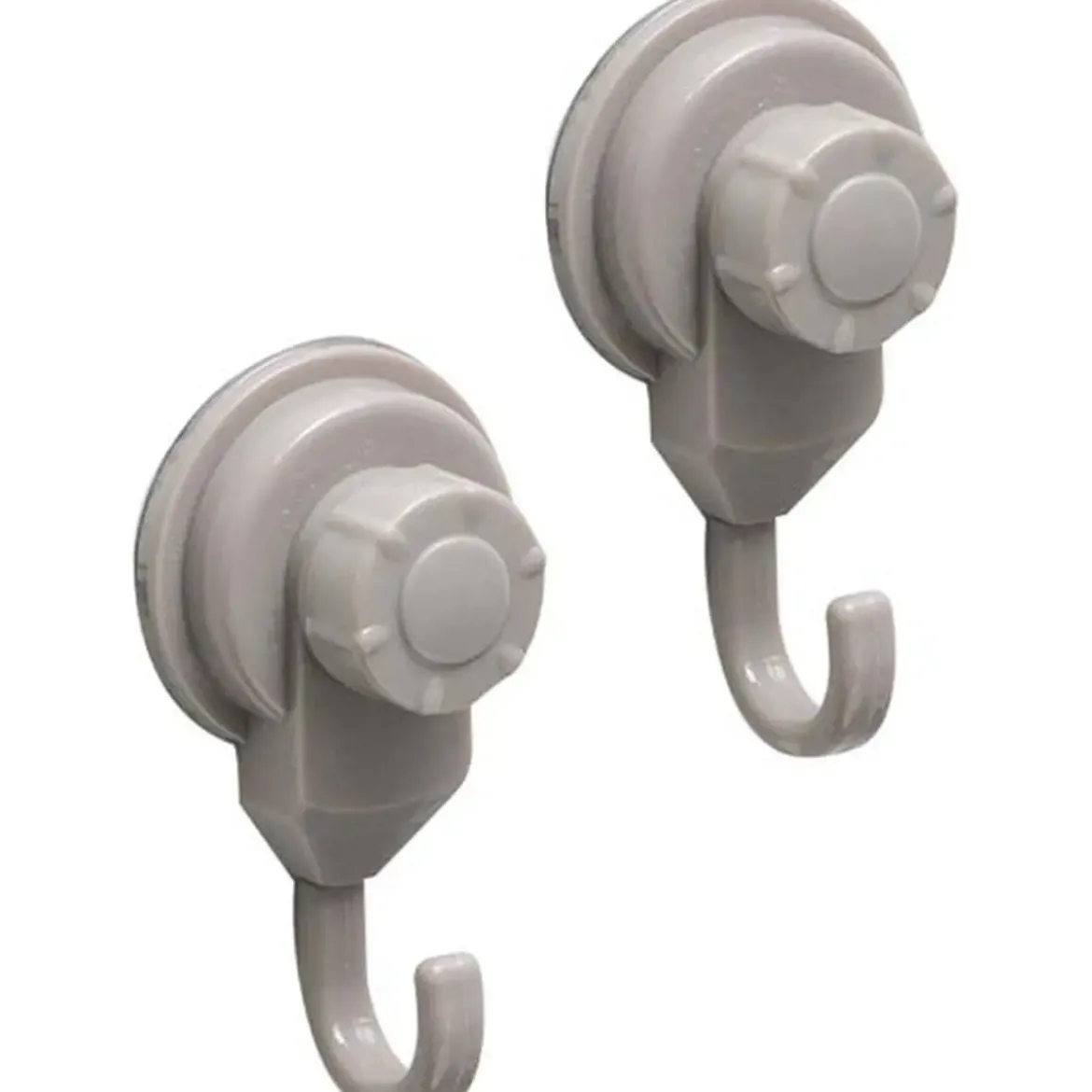 SET DE 2 CROCHETS PROMO PP SUR VENTOUSES TAUPE