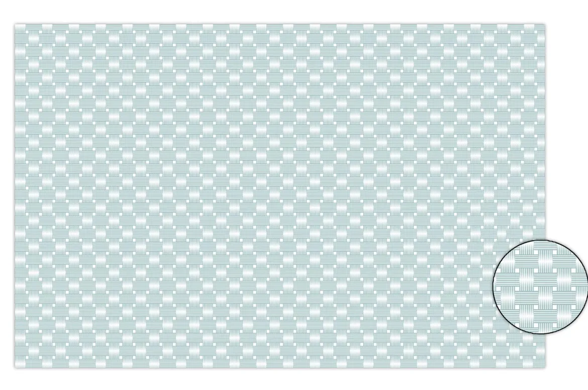 SET DE TABLE STRUCTURE VERT DE GRIS