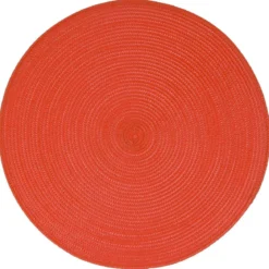 SET DE TABLE TRESSE ROND ROUGE