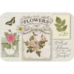 SET DE TABLE 28.5X44 CM OPAQUE LES FLEURS