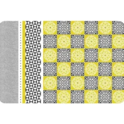 SET DE TABLE 28.5X44 CM POLYPROPYLENE OPAQUE AMARELLA