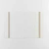 SET DE TABLE 30X45CM PVC ET FILS METALLISES GOLDIRA BLANC OR