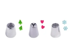 SET 3 DOUILLES NOEL INOX