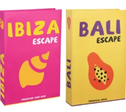 SET 2 FAUX LIVRES 27X17X4CM IBIZA 27X17X4CM BALI