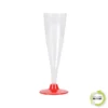 SET 6 FLUTES A CHAMPAGNE 14CL ROUGE