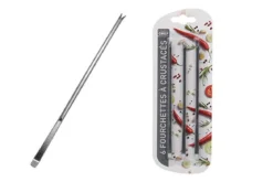 SET 6 FOURCHETTES A CRUSTACES INOX