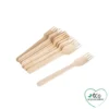 SET 12 FOURCHETTES EN BOIS H.16CM
