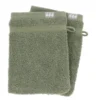 SET 2 GANTS TOILETTE 15X21CM COTON KAKI