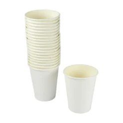SET 20 GOBELETS BIERE CARTON 35CL BLANC