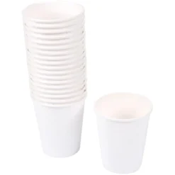 SET 20 GOBELETS CARTON 23CL BLANC