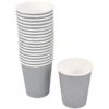 SET 20 GOBELETS CARTON 25CL GRIS