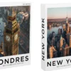 SET 2 LIVRES BOITES NEW YORK LONDRES