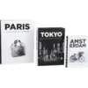 SET 3 LIVRES BOITES PARIS TOKYO AMSTERDAM