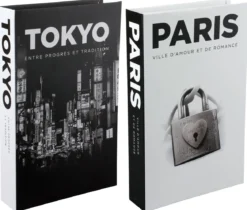 SET 2 LIVRES BOITES TOKYO PARIS