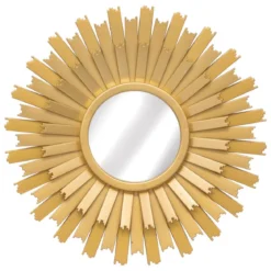 SET 3 MIROIRS AMED OR D.25CM