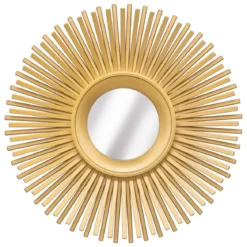 SET 3 MIROIRS AMED OR D.25CM