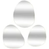 SET 3 MIROIRS METAL ORGA LIDA