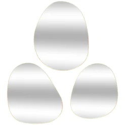 SET 3 MIROIRS METAL ORGA LIDA