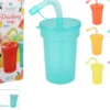 SET 6 MUGS AVEC PAILLE