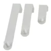 SET 3 PATERES ACIER INOXYDABLE PORTE BLANC