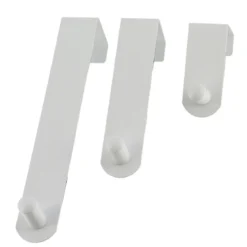 SET 3 PATERES ACIER INOXYDABLE PORTE BLANC