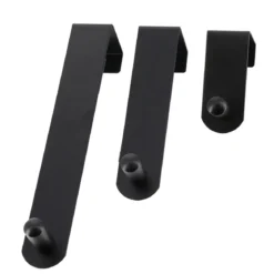 SET 3 PATERES ACIER INOXYDABLE PORTE NOIR