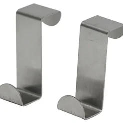 SET 2 PETITES PATERES ACIER INOXYDABLE A SUSPENDRE   CHROME