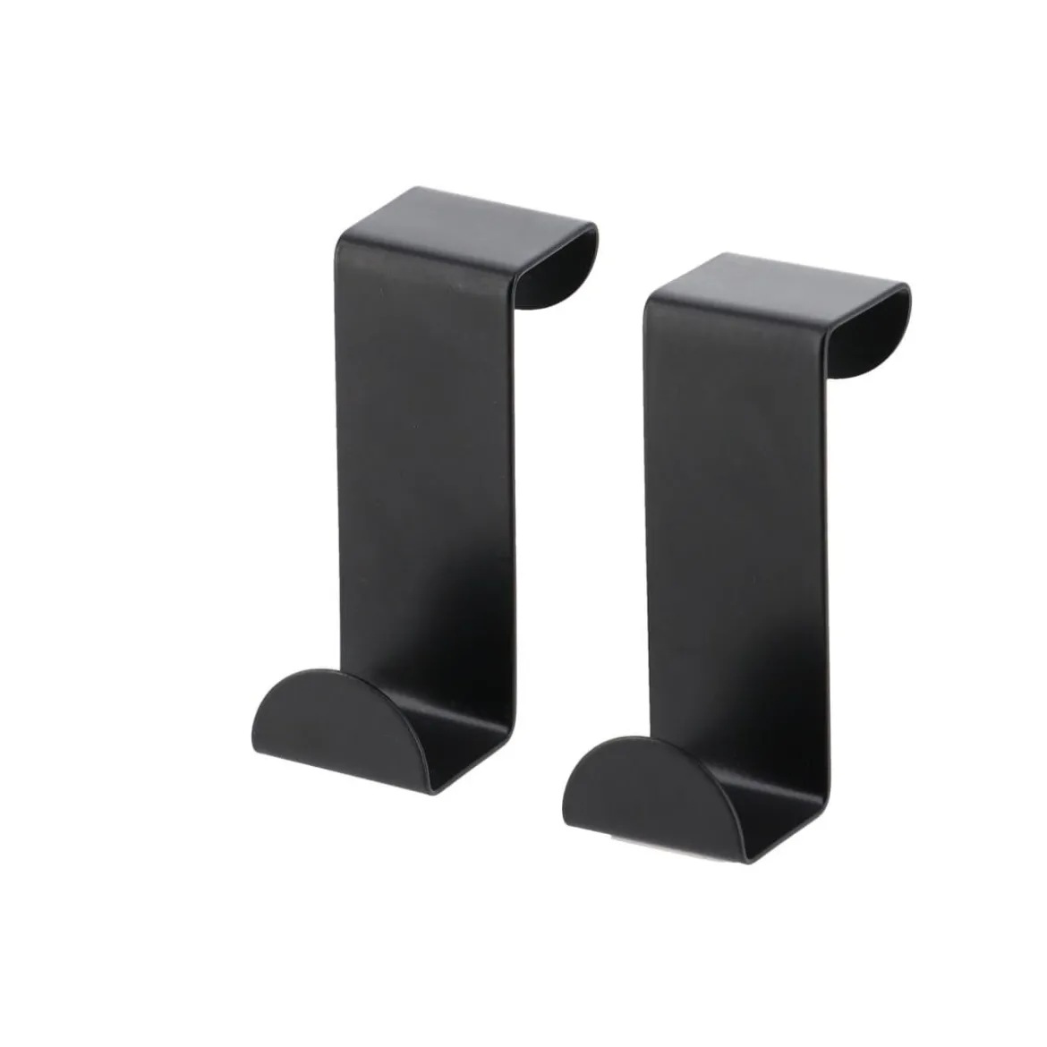 SET 2 PETITES PATERES ACIER INOXYDABLE A SUSPENDRE NOIR