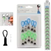 SET 10 PINCES A TORCHON 1.5X5.6CM