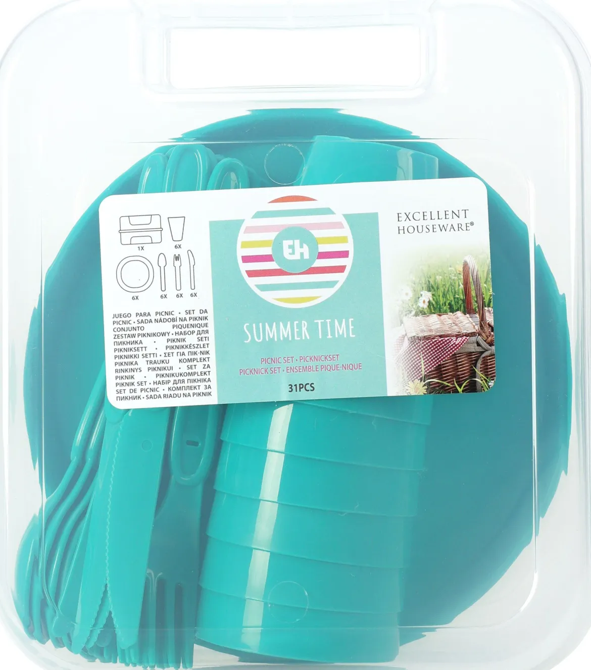 SET PIQUE NIQUE AVEC BOITE DE RANGEMENT