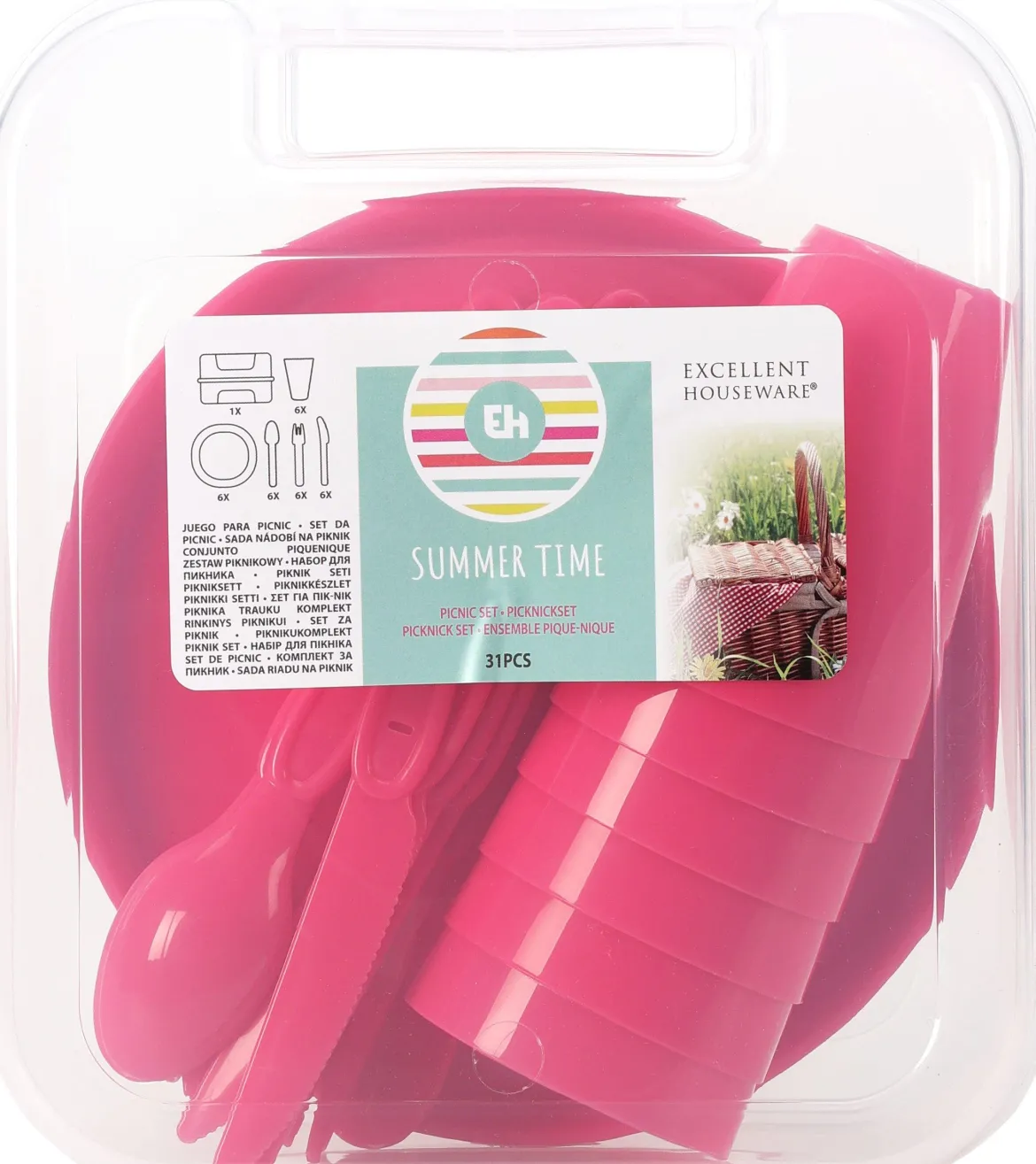 SET PIQUE NIQUE AVEC BOITE DE RANGEMENT