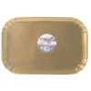 SET 2 PLATEAUX DE PRESENTATION DORE 24X33CM