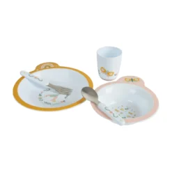 SET REPAS 5 PIECES INOX FANTAISY GARDEN
