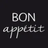 SET 20 SERVIETTES BON APPETIT 33X33CM
