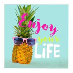 SET 20 SERVIETTES ENJOY YOUR LIFE 33X33CM