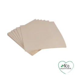 SET 20 SERVIETTES KRAFT 3 PLIS 33X33CM NATUREL