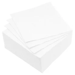 SET 40 SERVIETTES MICRO BLANC 38X38CM